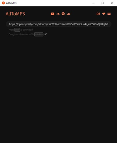 alltomp3でSpotifyをMP3に変換