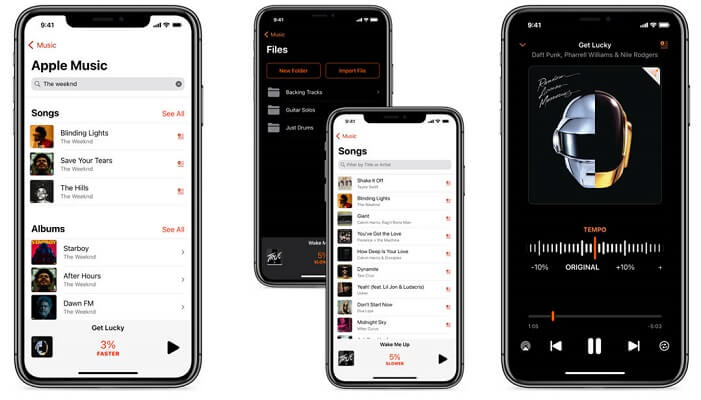 Perfect TempoアプリでApple Musicの再生速度を変更
