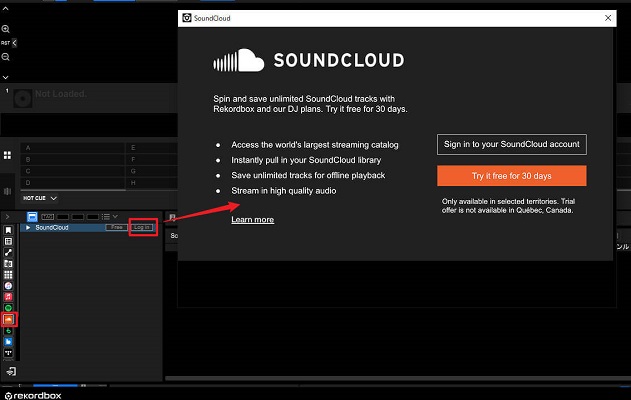RekordboxとSoundCloudを接続