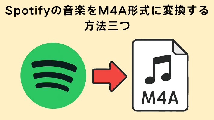 Spotifyの曲をM4A形式に変換