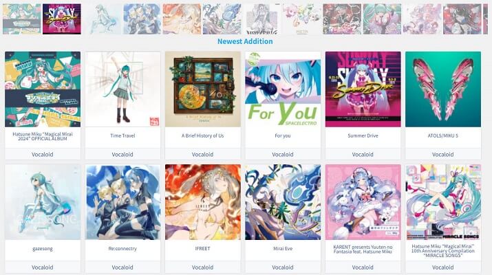 J-POPをMP3でダウンロードできるMikuDB