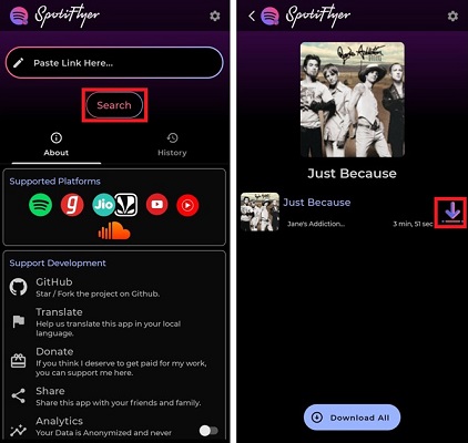  SpotiFlyerでSpotifyのDRMを解除