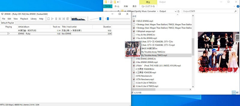 ドラッグ＆ドロップでFoobar2000でSpotifyを楽しむ
