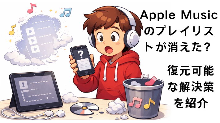 Apple Musicのプレイリストが消えた：復元可能な解決策12つ