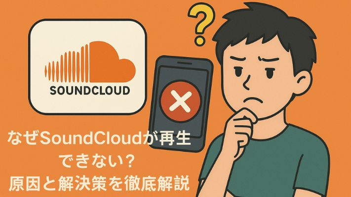 SoundCloudが再生できない