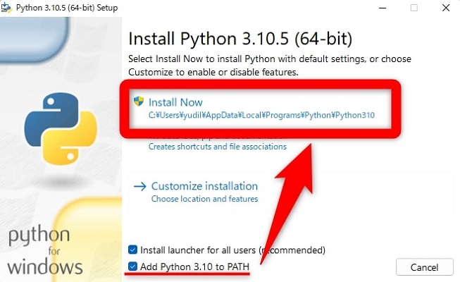 PythonのインストールとPATH設定