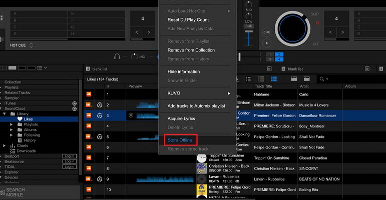 RekordboxでSoundCloudをオフライン利用