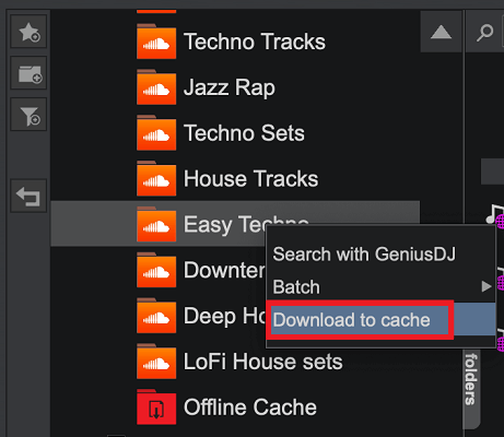 VirtualDJでSoundCloudをオフライン利用