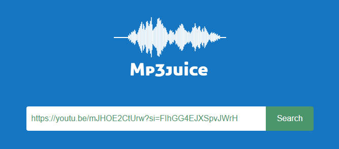 MP3 Juice検索バー