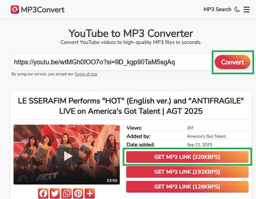 MP3Convert操作手順