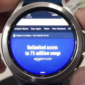 GalaxyウェブブラウザからAmazon Musicを再生
