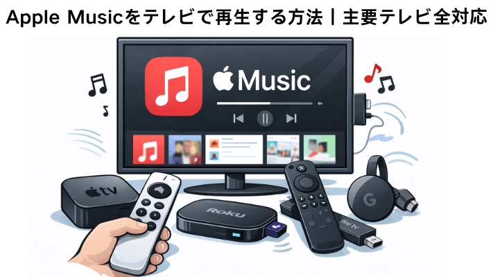 Apple Musicをテレビで再生