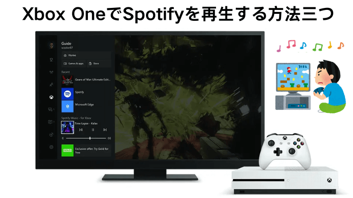 Xbox OneでSpotifyを再生
