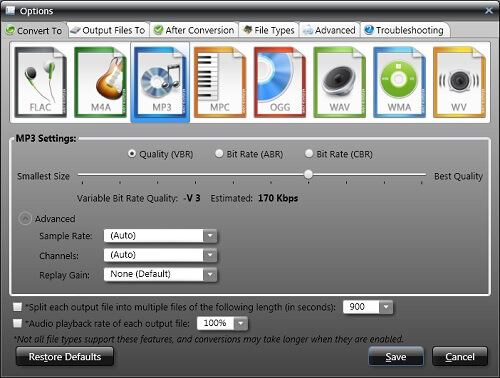 MuvAudioで音声ファイルのDRMを解除
