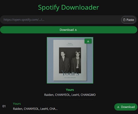 spotify downloaderでSpotifyをMP3に変換