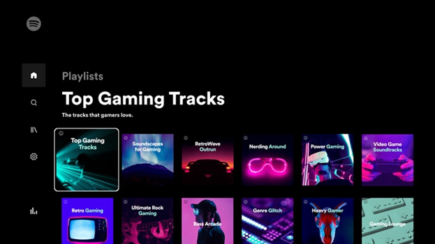 Xbox OneでSpotifyライブラリをブラウス