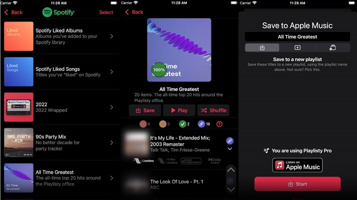 PlaylistyでからApple Musicに音楽を移行