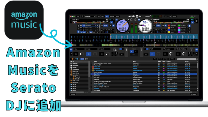 Amazon MusicをSerato DJに追加