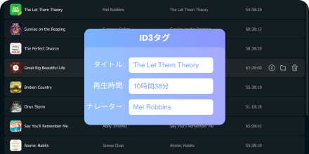 Keep chapter info for audiobook